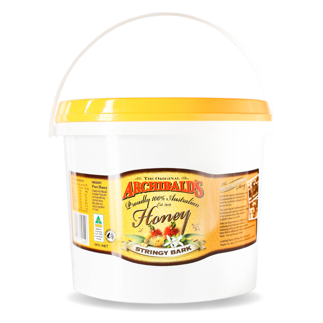 Achibald's Honey 3kg Stringy Bark honey