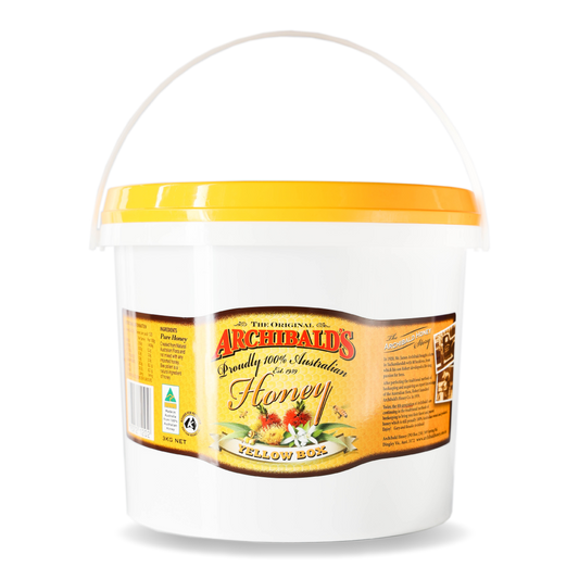 Achibald's Honey 3kg Yellow Box honey