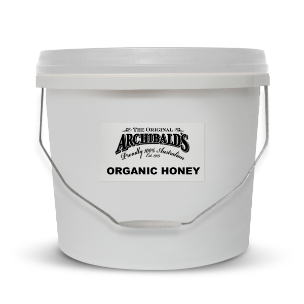 Achibald's Honey 14kg Organic honey in bulk