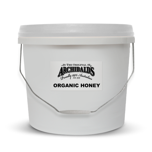 Achibald's Honey 14kg Organic honey in bulk
