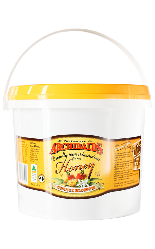 Achibald's Honey 3kg Orange Blossom honey
