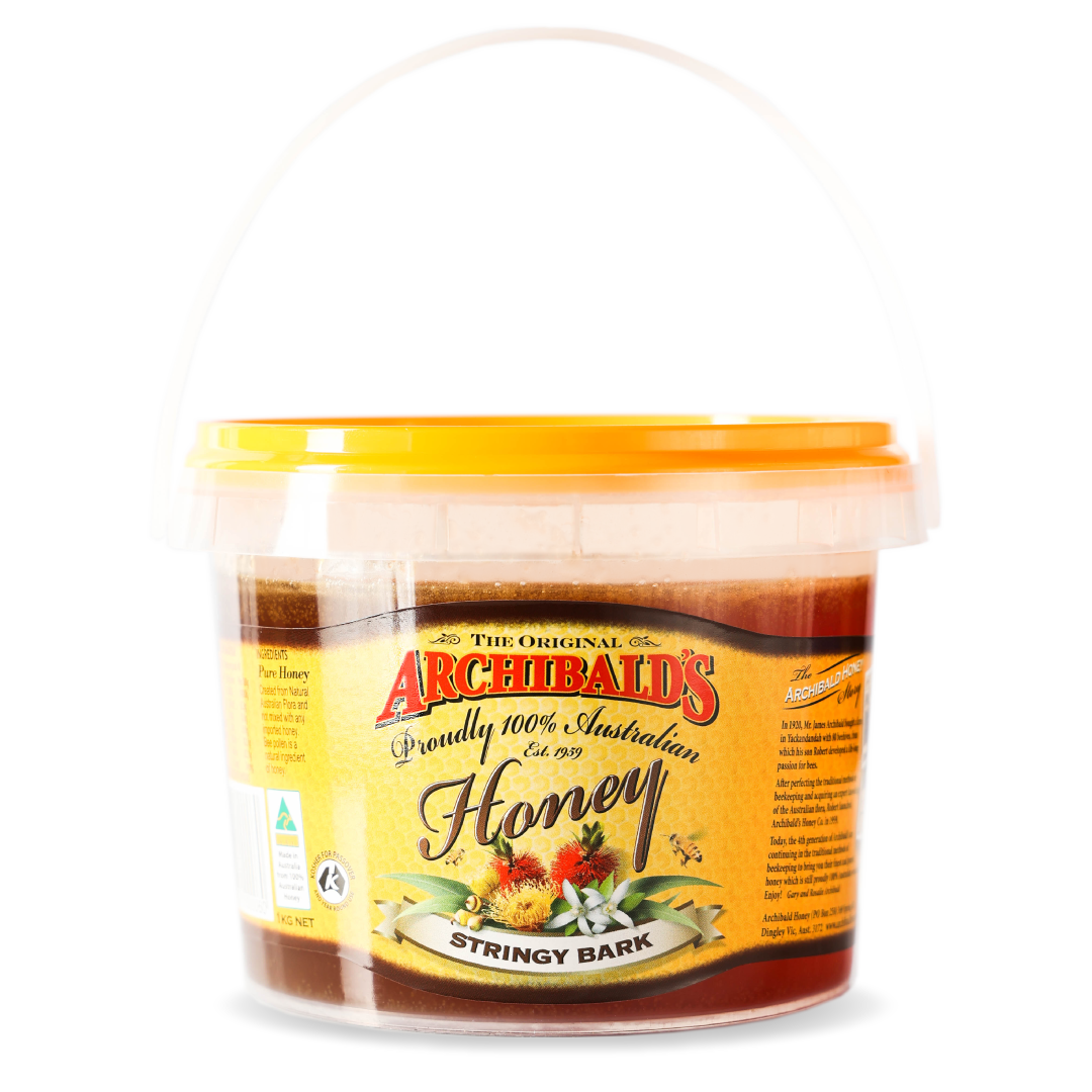 Achibald's Honey 1kg Stringy Bark honey