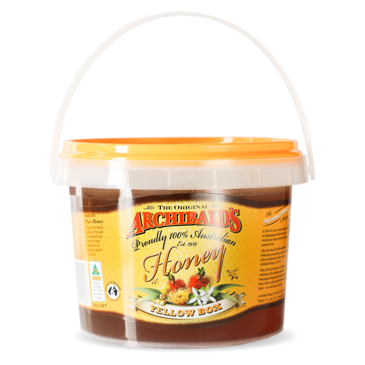 Achibald's Honey 1kg Yellow Box honey